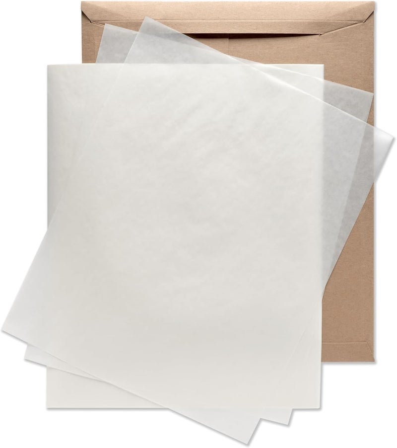 JBM PACKAGING Glassine Paper Sheets, 16" x 20", Pack of 100 Transparent Paper Sheets for Artwork, Drawings, Photos, Arts and Crafts, Food, and Baked Goods - Image 1